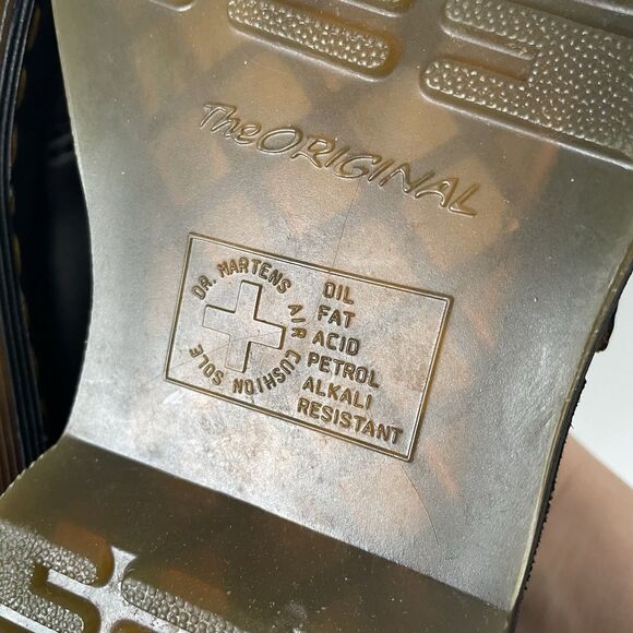 Dr. Martens Agnes Slip On Oxfords Black Leather Mary Jane Shoes Women's Size 10 - Picture 15 of 16